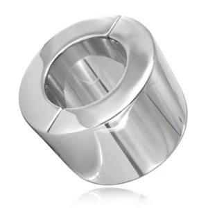 Metal Hard Hodenring aus Edelstahl, 40 mm breit