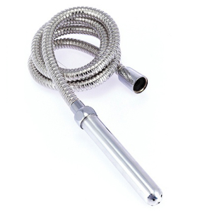Metal Hard Intimdouche 1,5m voor anale en vaginale reiniging Metal Hard Intimdouche 1,5m voor anale en vaginale reiniging - Afbeelding 1