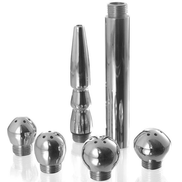 Metal Hard Anale en Vaginale Reinigingsset 5-delig