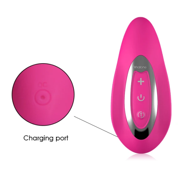 Nalone Curve intelligente stimulator-vibrator van siliconen oplaadbaar