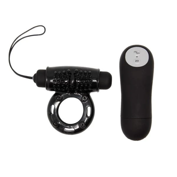 Baile FOR HIM Penisring met afstandsbediening en vibratiebal, 20 functies