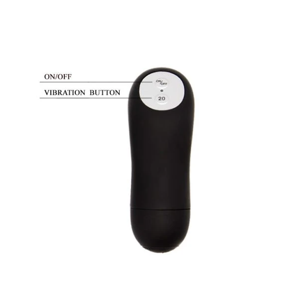 Baile FOR HIM Penisring met afstandsbediening en vibratiebal, 20 functies