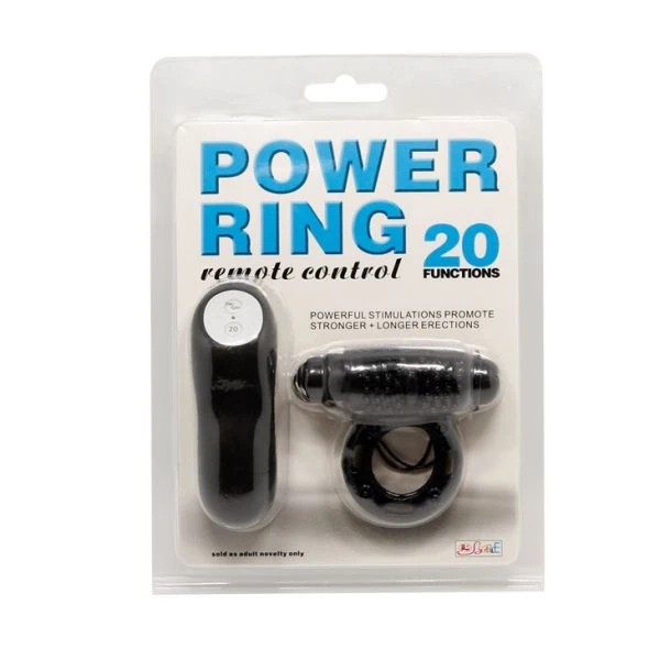 Baile FOR HIM Penisring met afstandsbediening en vibratiebal, 20 functies