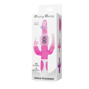 Baile Rotations Pretty Bunny Drievoudige Vibrator met Rotator en Kralen Baile Rotations Pretty Bunny Drievoudige Vibrator met Rotator en Kralen - Afbeelding 8