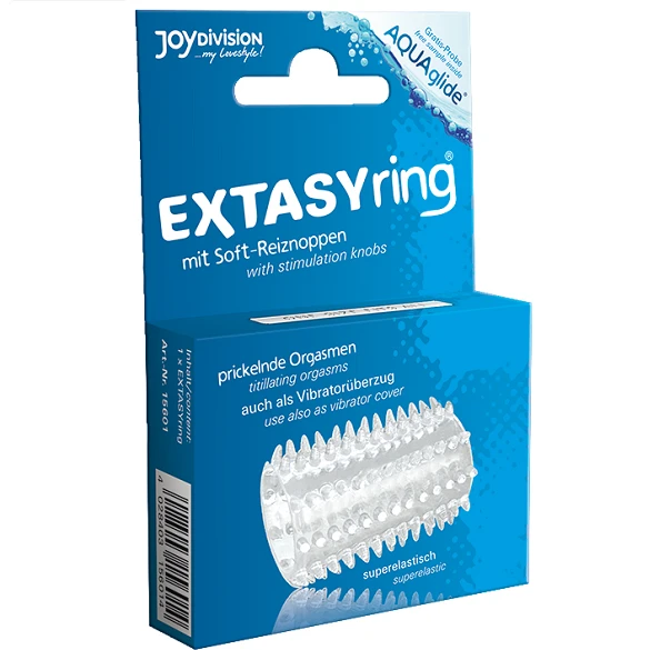 Joydivision Extasy Ring superelastische penisring met noppen Joydivision Extasy Ring superelastische penisring met noppen