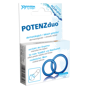 Joydivision Potenzduo Penisring-Set met twee ringen maat S Joydivision Potenzduo Penisring-Set met twee ringen maat S - Afbeelding 2
