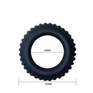 Baile FOR HIM Titan Penisring van siliconen, zwart 1,9 cm Baile FOR HIM Titan Penisring van siliconen, zwart 1,9 cm - Afbeelding 4