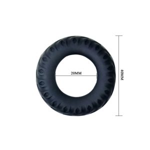 Baile FOR HIM Titan Cockring van siliconen 2 cm zwart-groen Baile FOR HIM Titan Cockring van siliconen 2 cm zwart-groen - Afbeelding 4