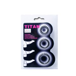 Baile FOR HIM Cockring-Set Titan 3 Stück Silikon 2,8 / 2,4 / 1,9 cm schwarz Baile FOR HIM Cockring-Set Titan 3 Stück Silikon 2,8 / 2,4 / 1,9 cm schwarz – Bild 5