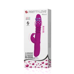 High Tech Pretty Love Ward Rabbit Up&down Vibrator met Clitorisstimulator, Siliconen High Tech Pretty Love Ward Rabbit Up&down Vibrator met Clitorisstimulator, Siliconen - Afbeelding 8