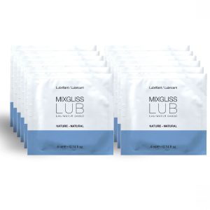 Mixgliss glijmiddel op waterbasis 12 individuele doses 4 ml Mixgliss glijmiddel op waterbasis 12 individuele doses 4 ml - Afbeelding 1