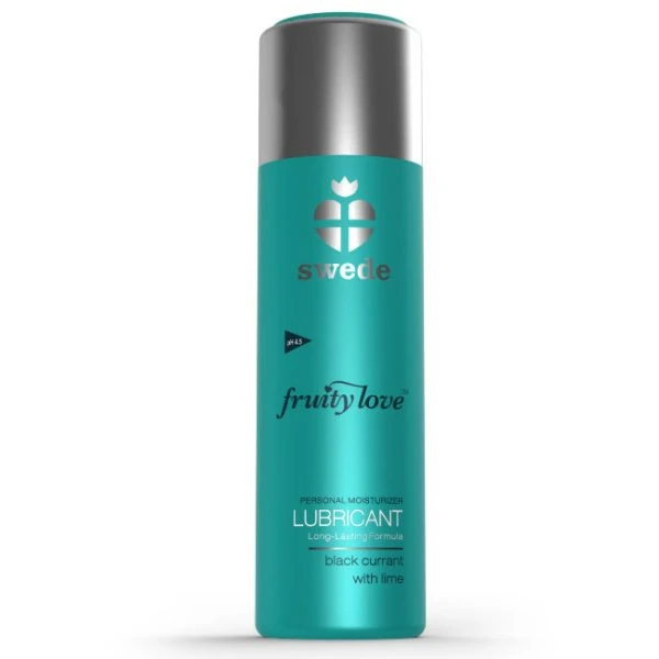 Swede Fruity Love glijmiddel met smaak zwarte bes limoen 100 ml