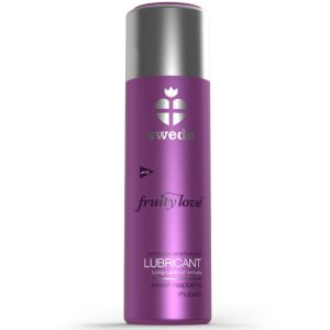 Swede Fruity Love Glijmiddel Framboos Rabarber 100 ml met aroma Swede Fruity Love Glijmiddel Framboos Rabarber 100 ml met aroma - Afbeelding 2