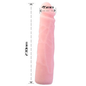 Baile Dildos Siliconen Dildo Realistic Skin Touch 23 cm Baile Dildos Siliconen Dildo Realistic Skin Touch 23 cm - Afbeelding 1