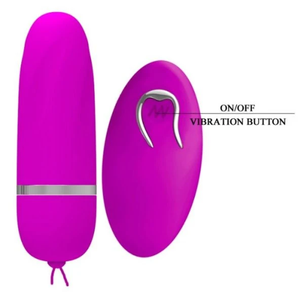 Remote Control Pretty Love Debby Vibration Egg with Remote Control, Lilac