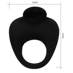 FOR HIM Pretty Love Thimble Vibratorring Zwart FOR HIM Pretty Love Thimble Vibratorring Zwart - Afbeelding 4