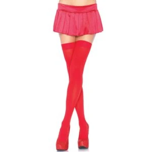 LEG Avenue Hosiery Nylon-Overknee-Strümpfe rot