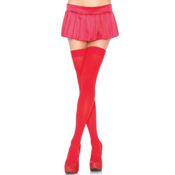 LEG Avenue Hosiery Nylon-Overknee-Strümpfe rot
