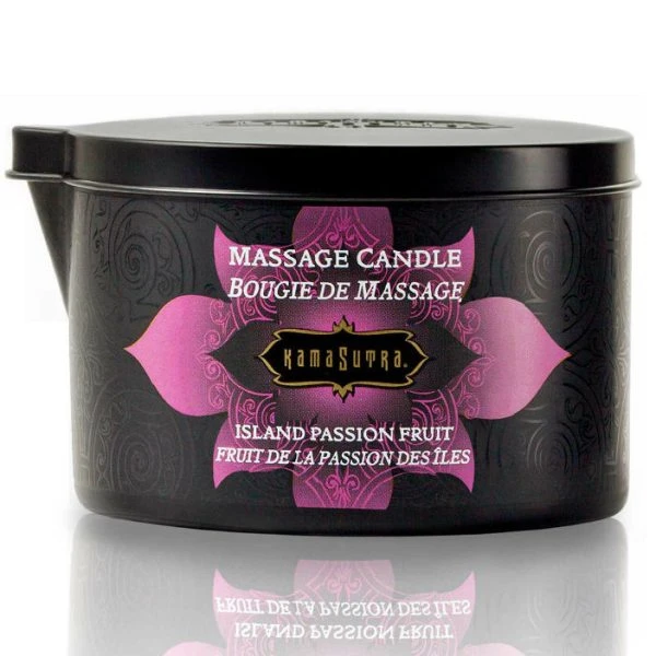 Kamasutra Cosmetics Massagekerze Passion Island mit Waldfruchtduft