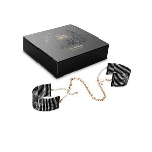 Bijoux Desire Metallique Handboeien van zwart metaalweefsel Bijoux Desire Metallique Handboeien van zwart metaalweefsel - Afbeelding 4
