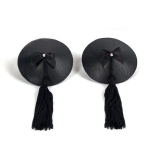 Bijoux Burlesque Pasties zelfklevende tepelbedekkingen zwart Bijoux Burlesque Pasties zelfklevende tepelbedekkingen zwart - Afbeelding 2