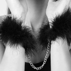 Bijoux Indiscrets Feather Handcuffs ZA ZA ZU for Bondage Play