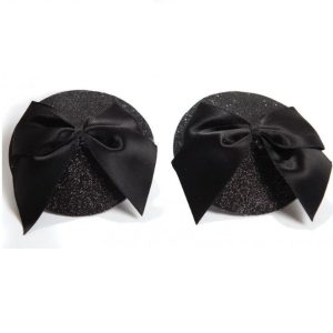 Bijoux Burlesque Pasties zelfklevende tepelbedekkingen met strik Bijoux Burlesque Pasties zelfklevende tepelbedekkingen met strik - Afbeelding 3