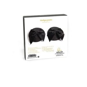 Bijoux Burlesque Pasties zelfklevende tepelbedekkingen met strik Bijoux Burlesque Pasties zelfklevende tepelbedekkingen met strik - Afbeelding 4