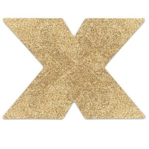Bijoux Flash Collection zelfklevende tepelbedekkingen Gold Cross Bijoux Flash Collection zelfklevende tepelbedekkingen Gold Cross - Afbeelding 1
