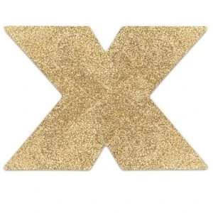 Bijoux Flash Collection zelfklevende tepelbedekkingen Gold Cross