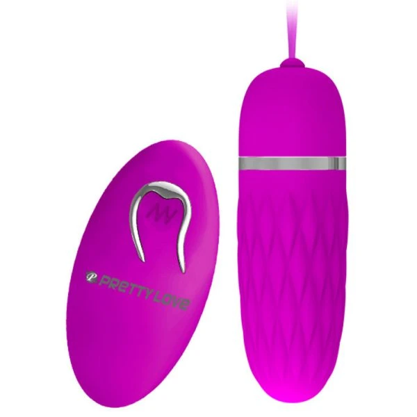 Remote Control Pretty Love Flirtation Dawn Trillend eitje van siliconen, paars Remote Control Pretty Love Flirtation Dawn Trillend eitje van siliconen, paars