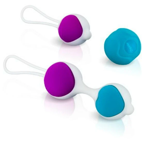 Health Kegel Pretty Love Flirtation Liebeskogels met 4 verwisselbare ballen Health Kegel Pretty Love Flirtation Liebeskogels met 4 verwisselbare ballen