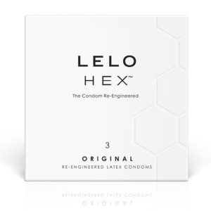 Lelo HEX Condooms 3-pack met zeshoekige structuur Lelo HEX Condooms 3-pack met zeshoekige structuur - Afbeelding 1