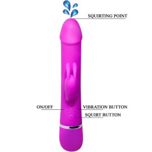 High Tech Pretty Love Henry Vibrator met Squirt-functie, 12 standen High Tech Pretty Love Henry Vibrator met Squirt-functie, 12 standen - Afbeelding 6