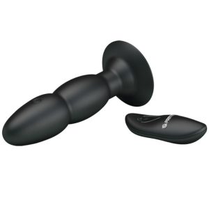 Pretty Love Plug Vibrator mit Rotation und Fernbedienung, schwarz Pretty Love Plug Vibrator mit Rotation und Fernbedienung, schwarz – Bild 2
