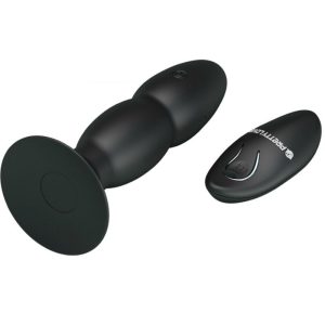 Pretty Love Plug Vibrator mit Rotation und Fernbedienung, schwarz Pretty Love Plug Vibrator mit Rotation und Fernbedienung, schwarz – Bild 4