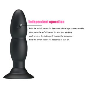 Pretty Love Plug Vibrator mit Rotation und Fernbedienung, schwarz Pretty Love Plug Vibrator mit Rotation und Fernbedienung, schwarz – Bild 7