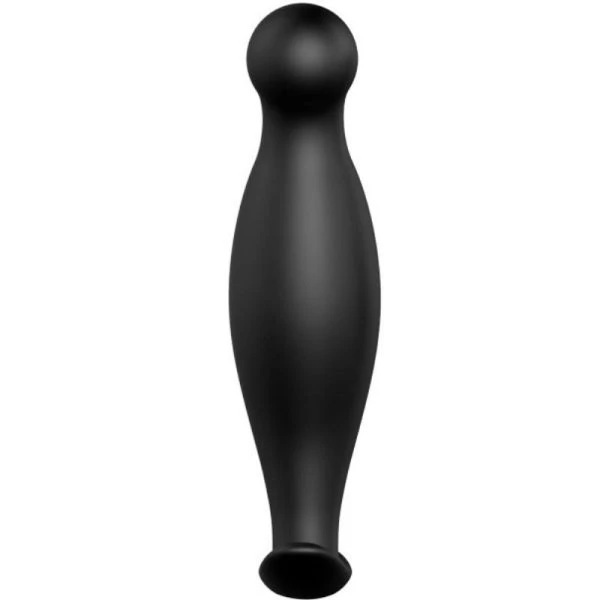 Anal Toys Silikon Analplug mit ergonomischem Design schwarz