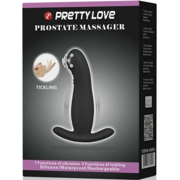 Anal Toys Pretty Love Prostaatmassageapparaat met Trilling, Siliconen