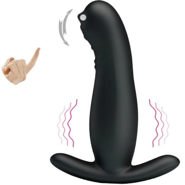 Anal Toys Pretty Love Prostaatmassageapparaat met Trilling, Siliconen