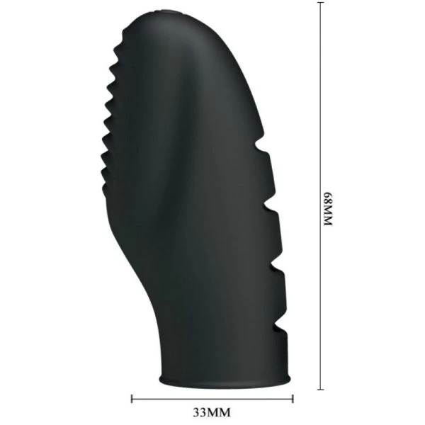 FUN Toys Pretty Love Flirtation Stanford Vibrationsvingerhoed zwart