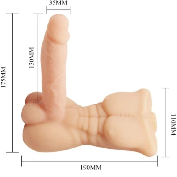 Baile FOR HIM Vibrator-Torso Temptation Bigger Man mit Vibration