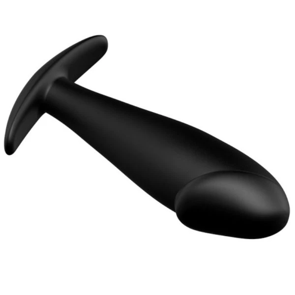 Pretty Love Anaalvibrator Silicon Penisvorm met 12 Trillingsstanden Zwart