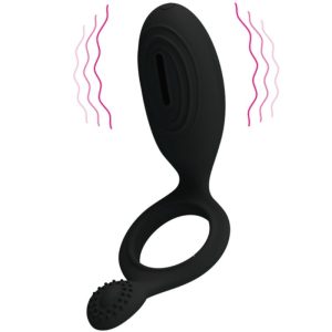 FOR HIM Pretty Love Ethel Vibratiering met clitorisstimulator zwart FOR HIM Pretty Love Ethel Vibratiering met clitorisstimulator zwart - Afbeelding 9