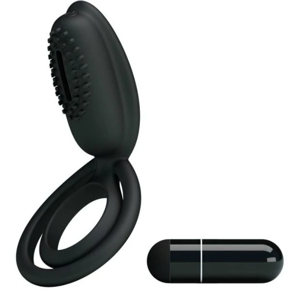 FOR HIM Pretty Love Esther Vibratiering met Stimulator zwart
