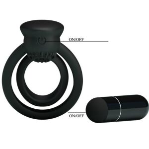 FOR HIM Pretty Love Esther Vibratiering met Stimulator zwart FOR HIM Pretty Love Esther Vibratiering met Stimulator zwart - Afbeelding 6
