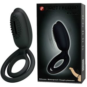 FOR HIM Pretty Love Esther Vibratiering met Stimulator zwart FOR HIM Pretty Love Esther Vibratiering met Stimulator zwart - Afbeelding 10