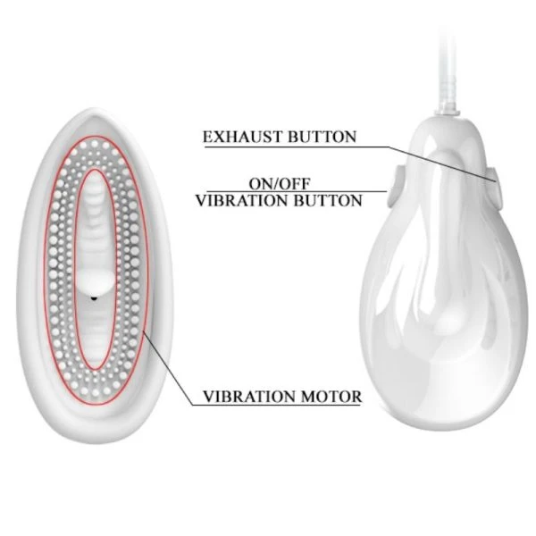 FUN Toys Pretty Love Flirtation Zuigstimulator voor Clitoris en Tepels FUN Toys Pretty Love Flirtation Zuigstimulator voor Clitoris en Tepels