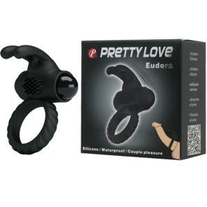 FOR HIM Pretty Love Eudora Vibratiering met clitorisstimulator zwart FOR HIM Pretty Love Eudora Vibratiering met clitorisstimulator zwart - Afbeelding 8