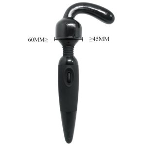 Baile Power Head Verwisselbare Massagekop voor G-puntstimulatie, zwart Baile Power Head Verwisselbare Massagekop voor G-puntstimulatie, zwart - Afbeelding 5